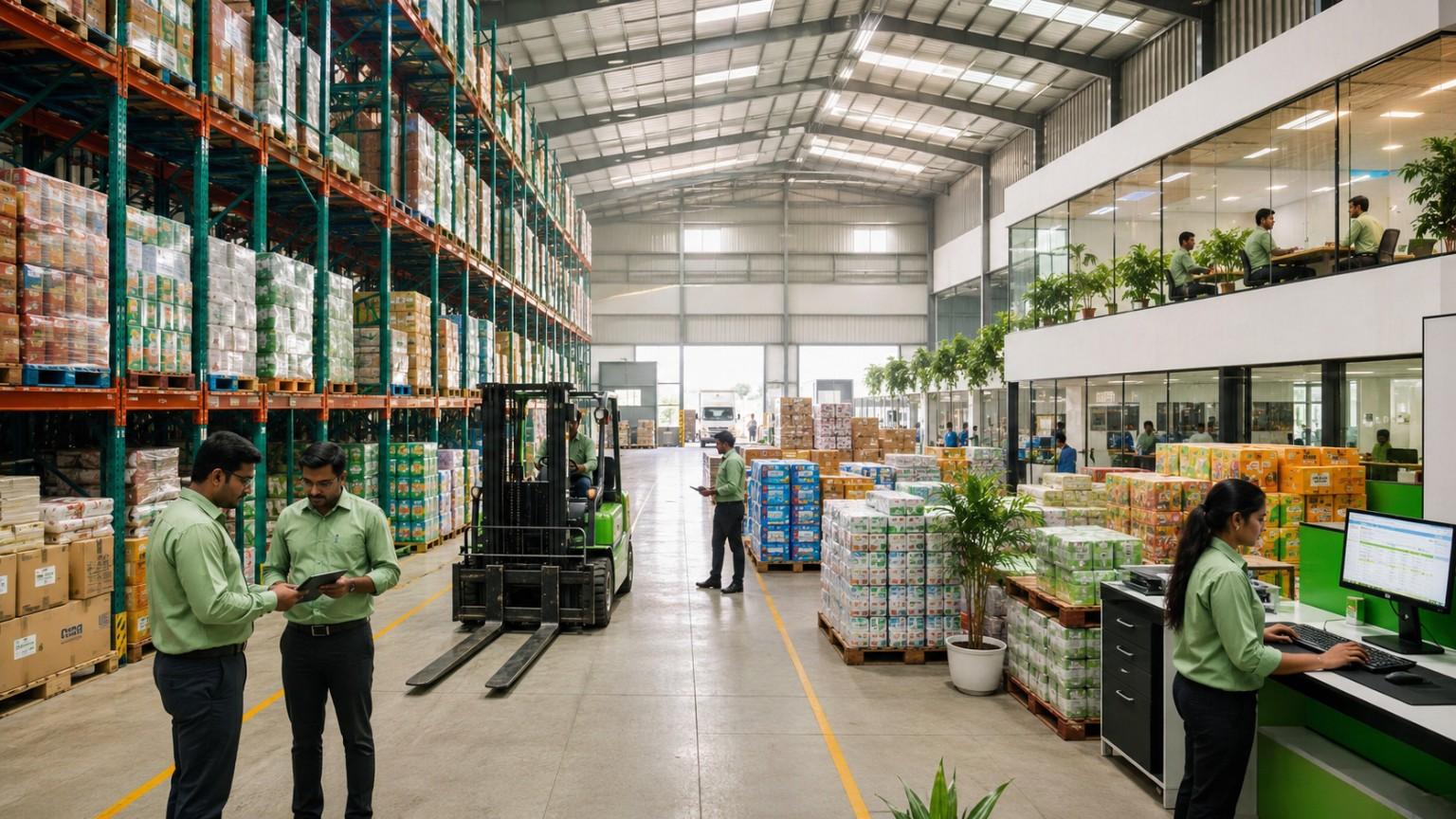 Ecoo Basket warehouse and logistics operations in Chennai